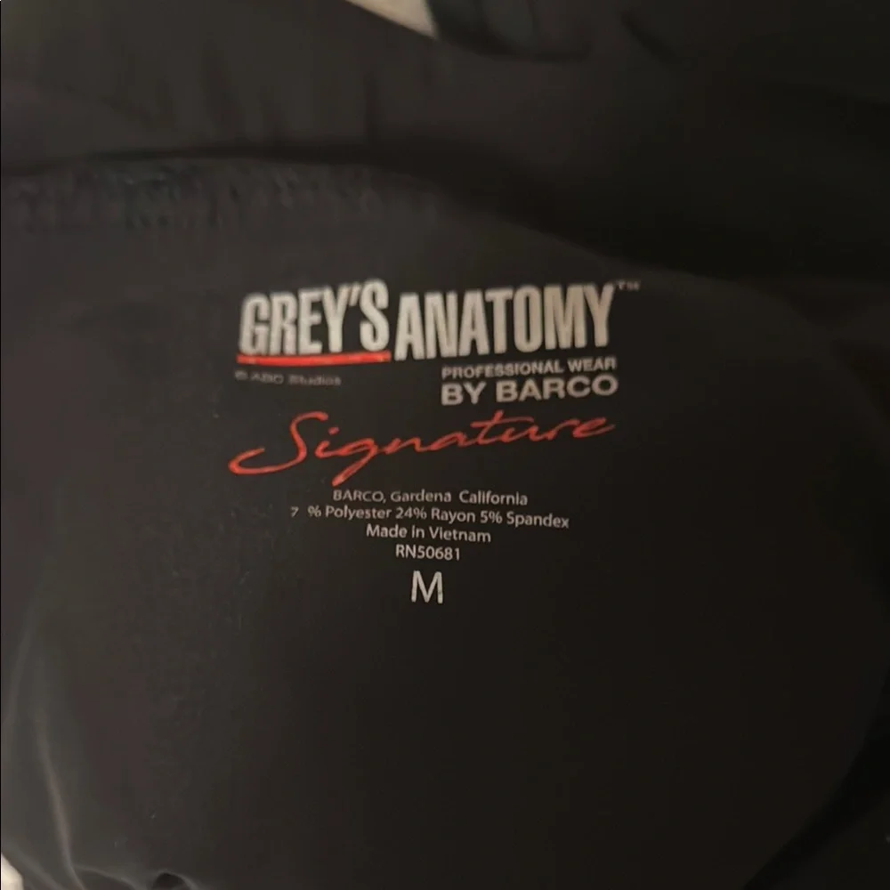 Black Scrub Pants - Picture 3 of 5